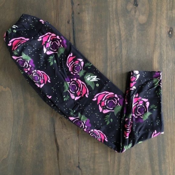 2T- 5 Pink Beauty Leggings - Picture 1 of 3